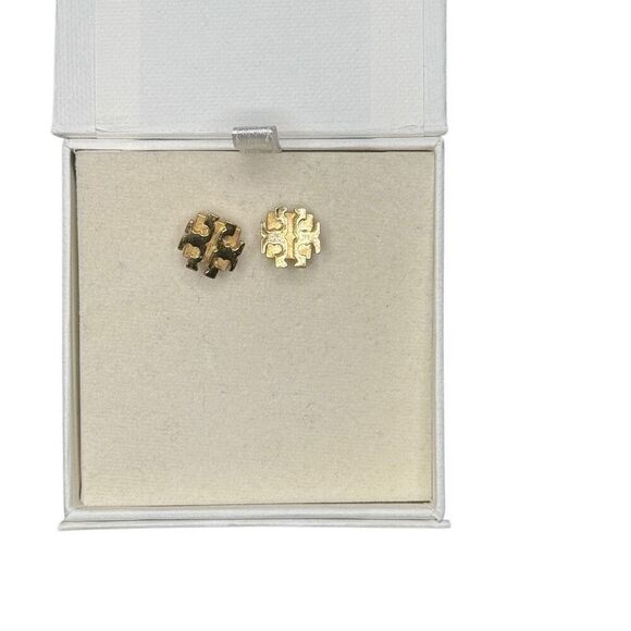 Tory Burch T logo gold studs - Picture 1 of 3